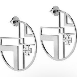 Tory Burch Silver Earrings